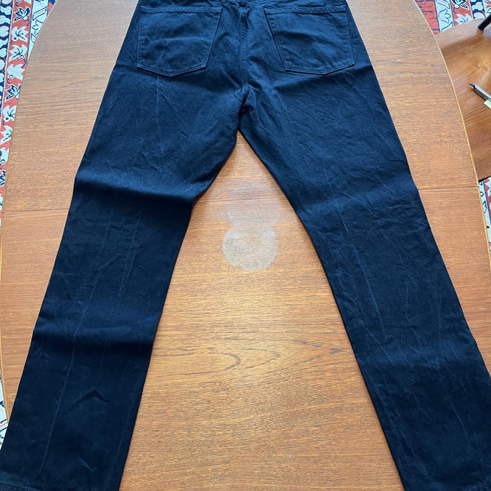 Men's Slim Straight Black Jeans